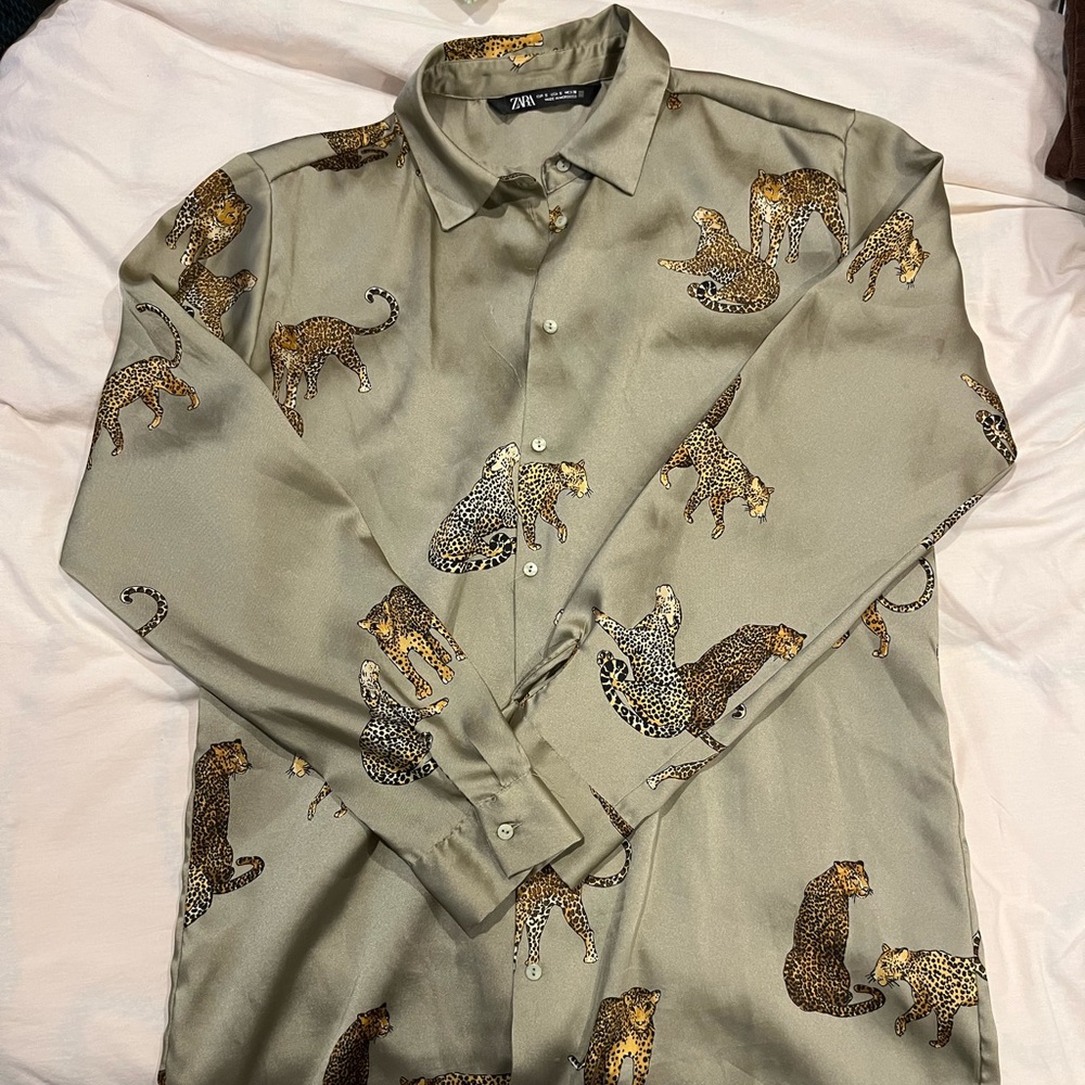 Leopard Print Zara Shirt